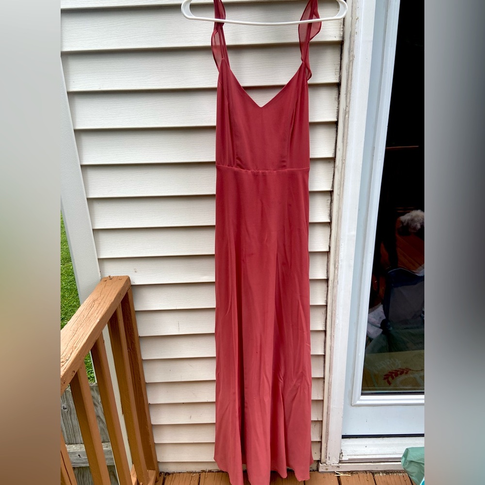 Lulus Deep orange Dress